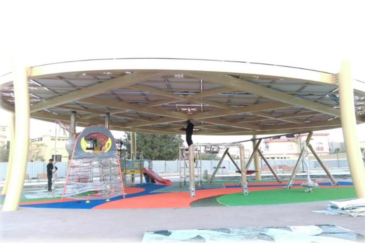 Al Quoz Community Park Solar Structure