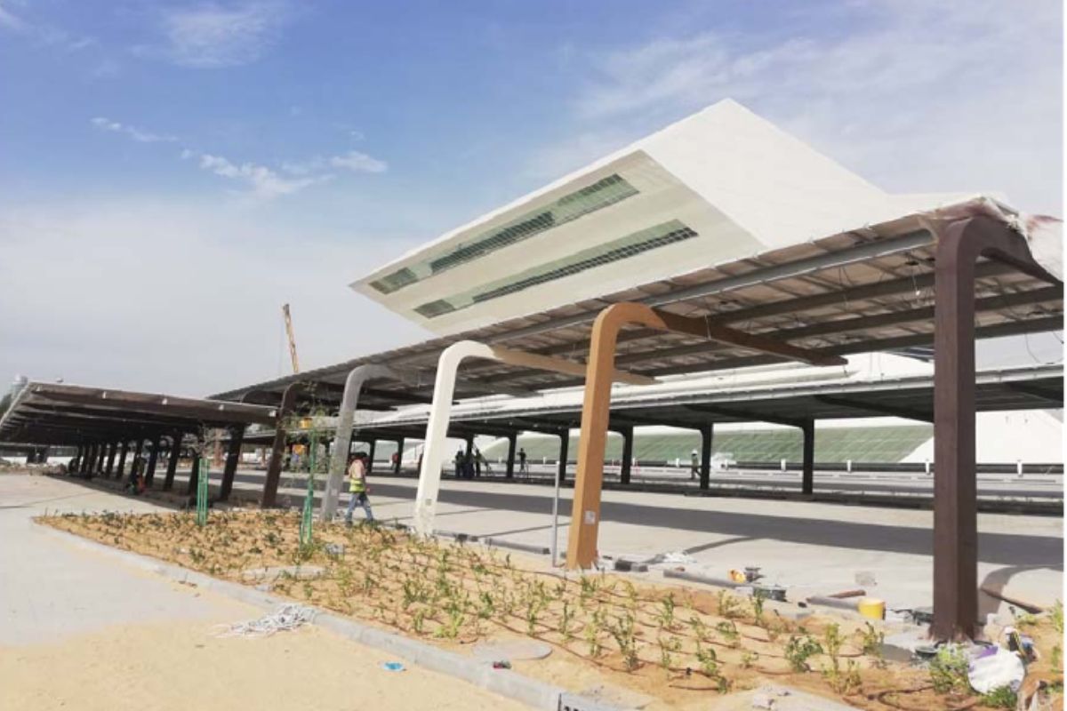 Mohammed Bin Rashid Library Solar Carport